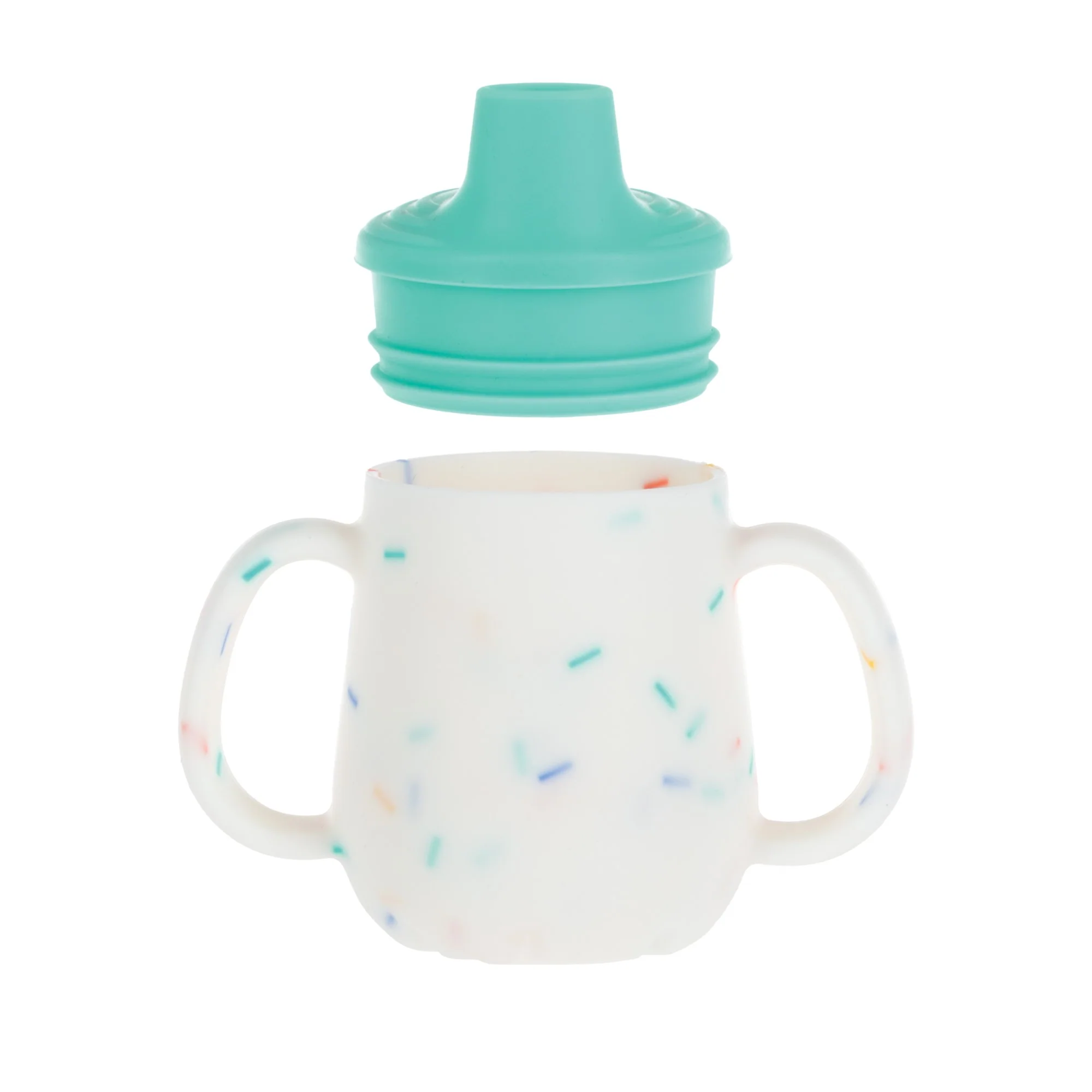 2-Handle First Training Cup | Aqua Confetti - Image 3