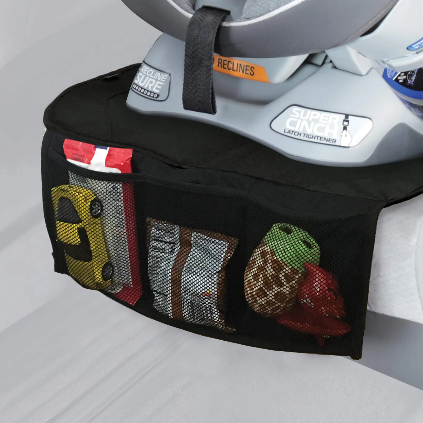 Car Seat Protector with Storage Pouch - Image 3
