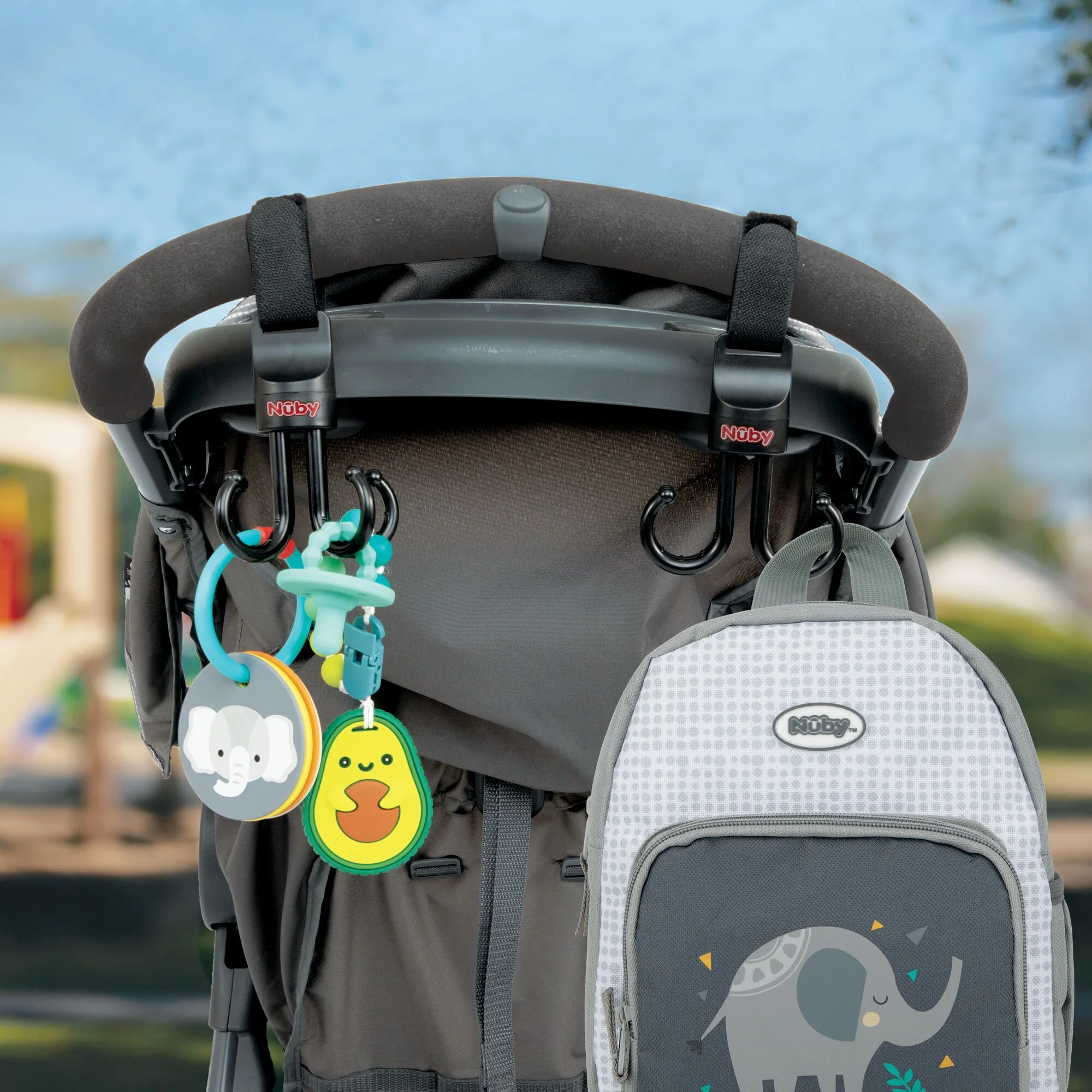 Deluxe Car Seat & Stroller Hooks (2 Pack) - Image 4