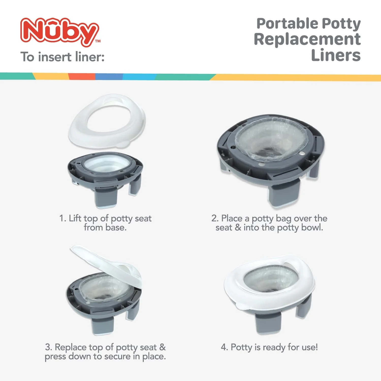 Portable Potty Replacement Liners | 40 Count - Image 4