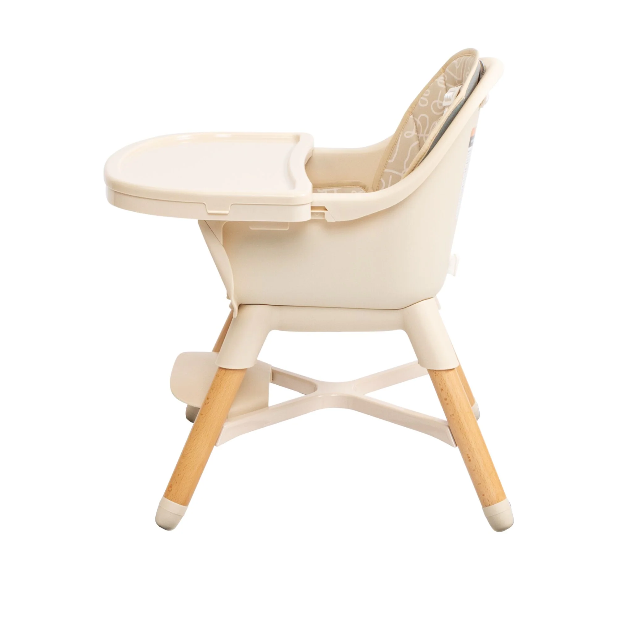 4-in-1 Multi-Use High Chair | Beige Lines - Image 8