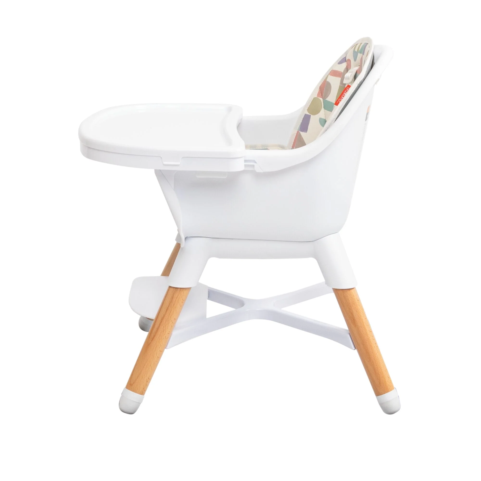 4-in-1 Multi-Use High Chair | White Geometrics - Image 8