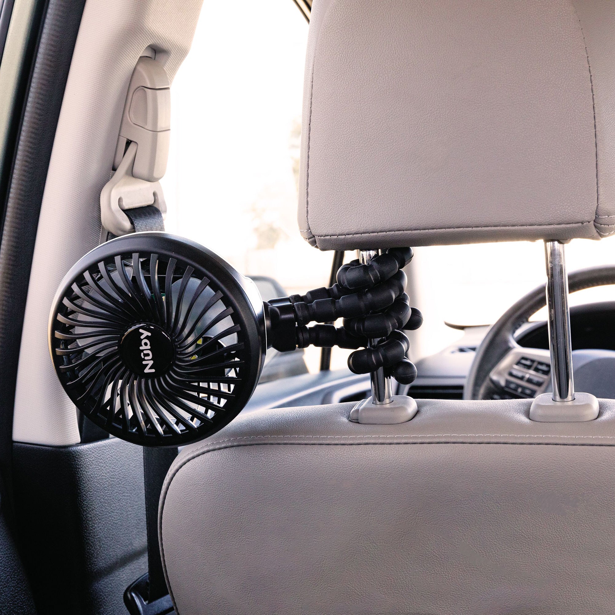 Large LED Stroller Fan | Pink - Image 3