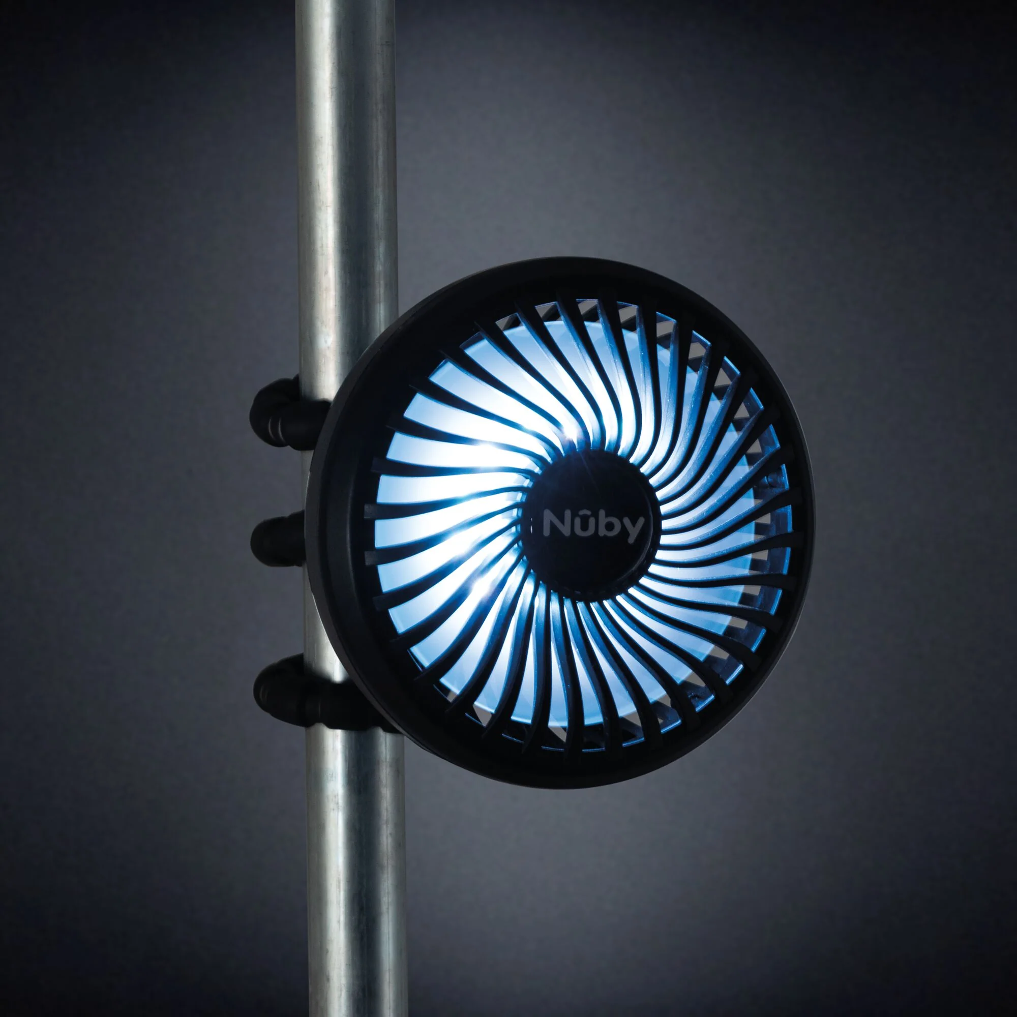 Large LED Stroller Fan | Pink - Image 4