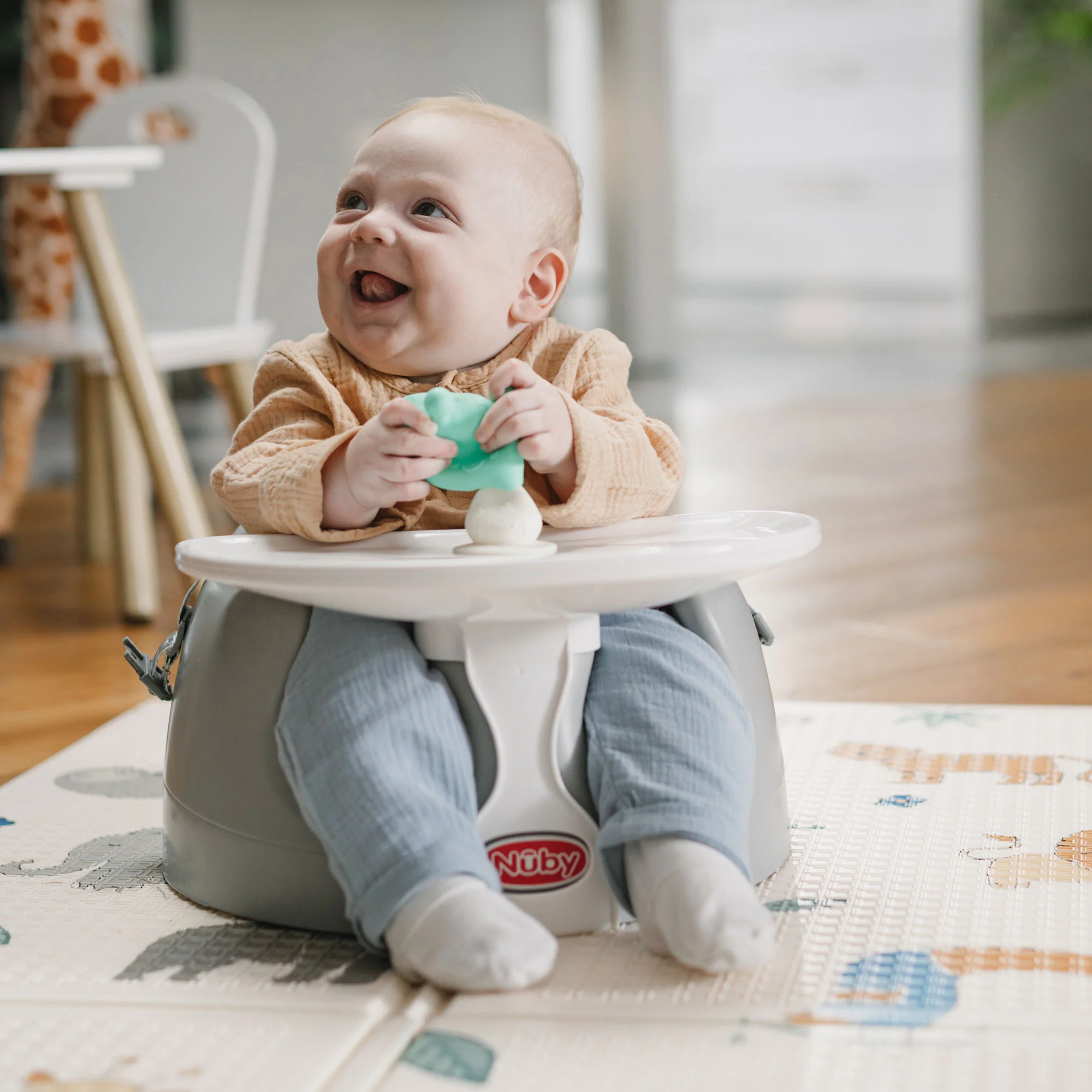 Mushroom Bobble Head Teether Toy - Image 3