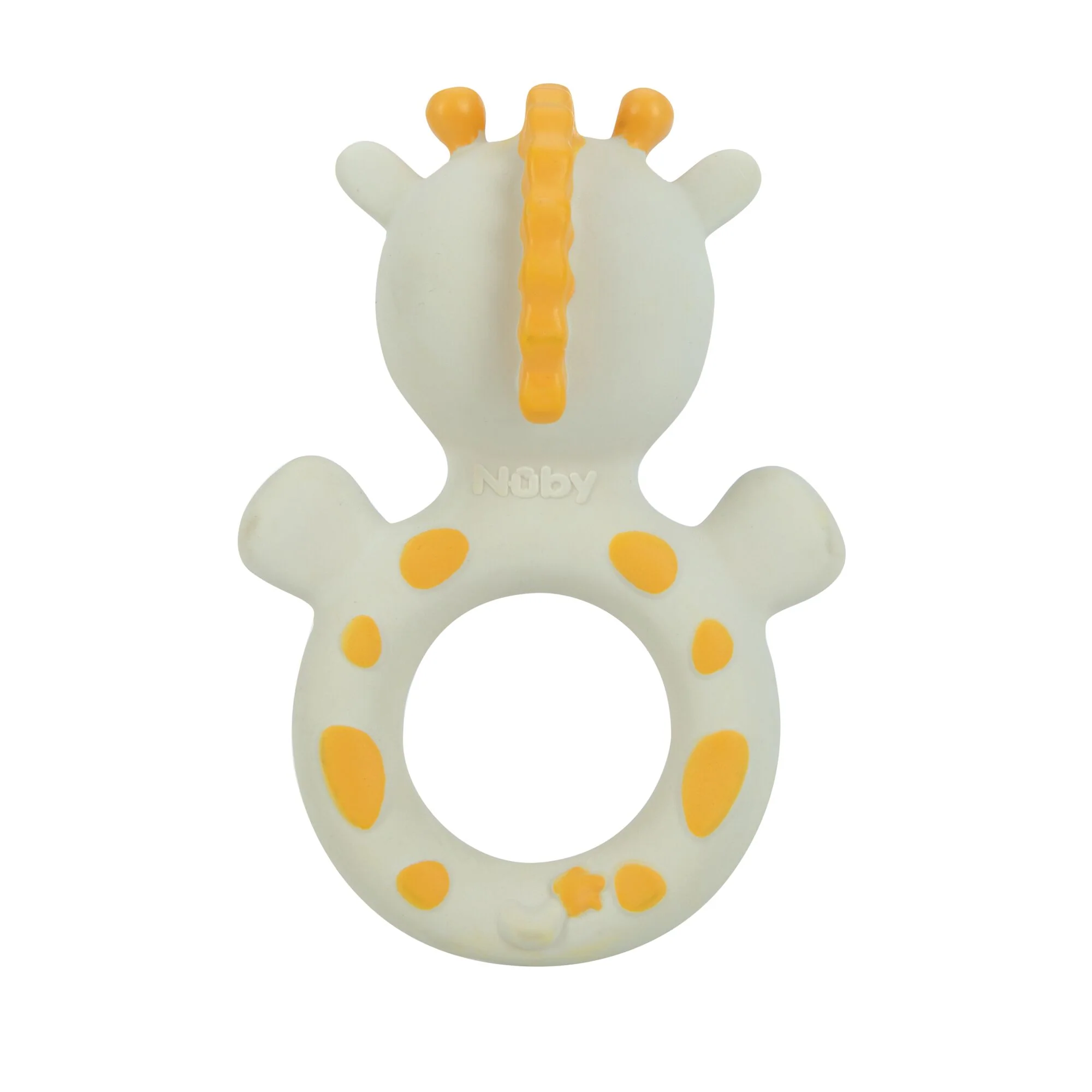 Jackie the Giraffe Natural Rubber Teething Ring | Giraffe - Image 4