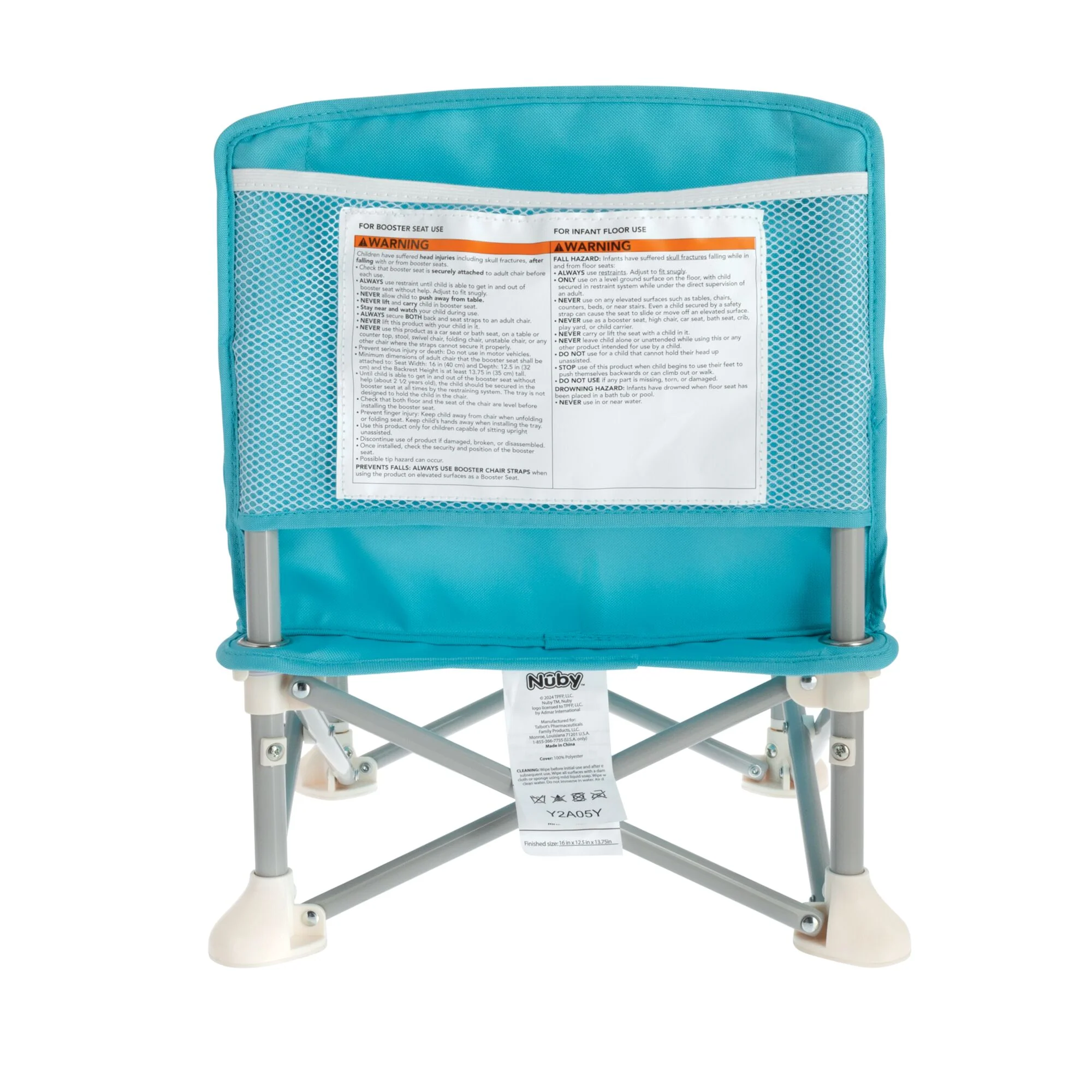 Pop Up Booster Seat | Aqua - Image 6