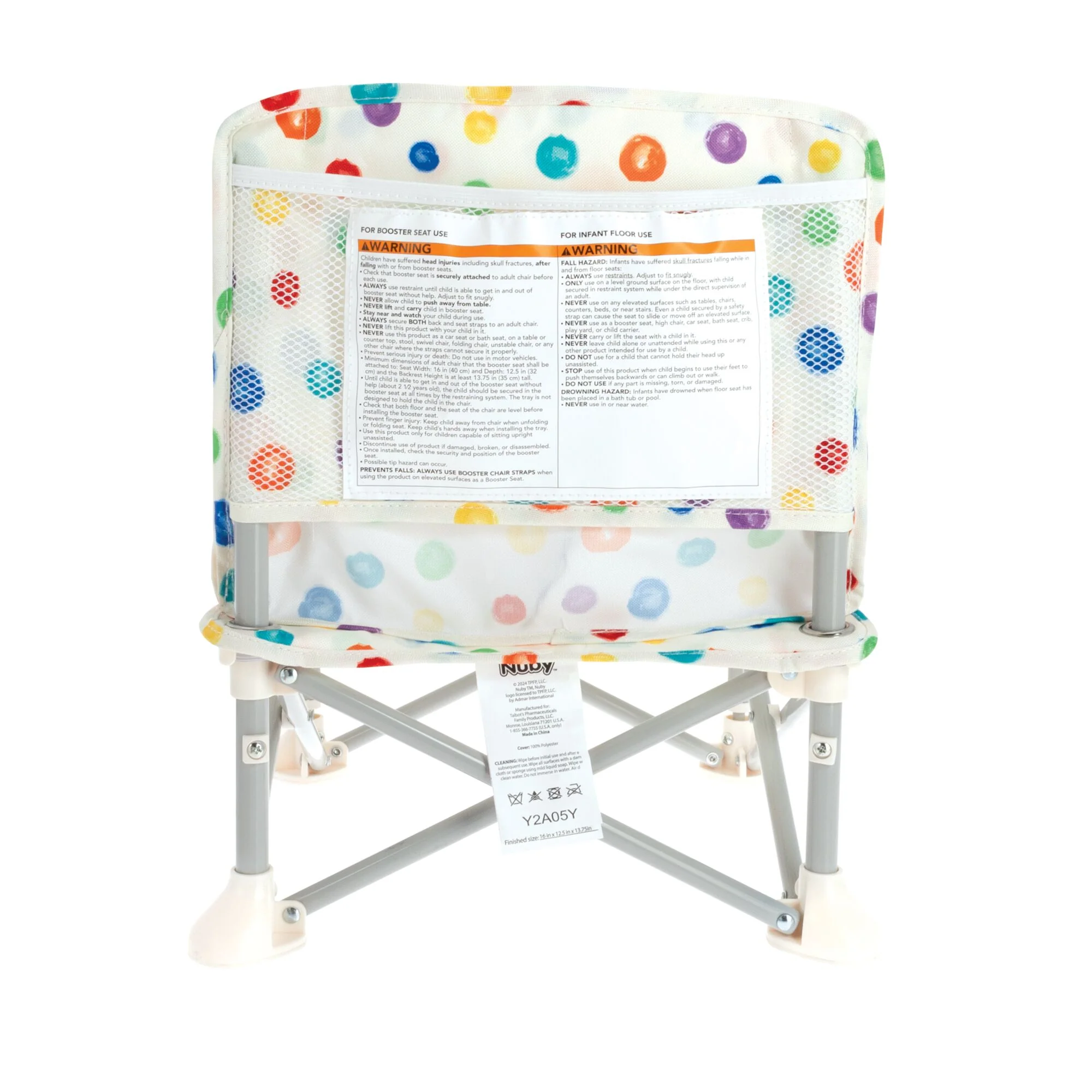 Pop Up Booster Seat | Color Dots - Image 5