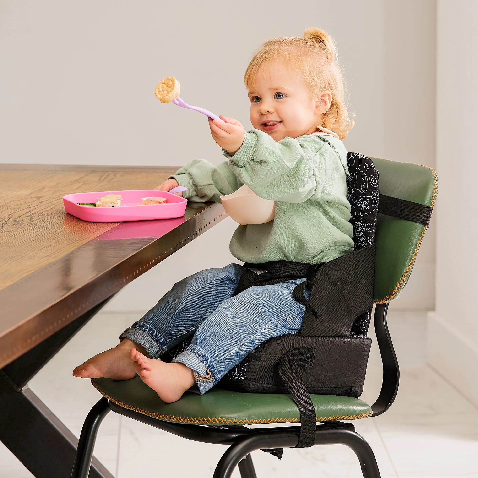 Pop Up Booster Seat | Forest - Image 3