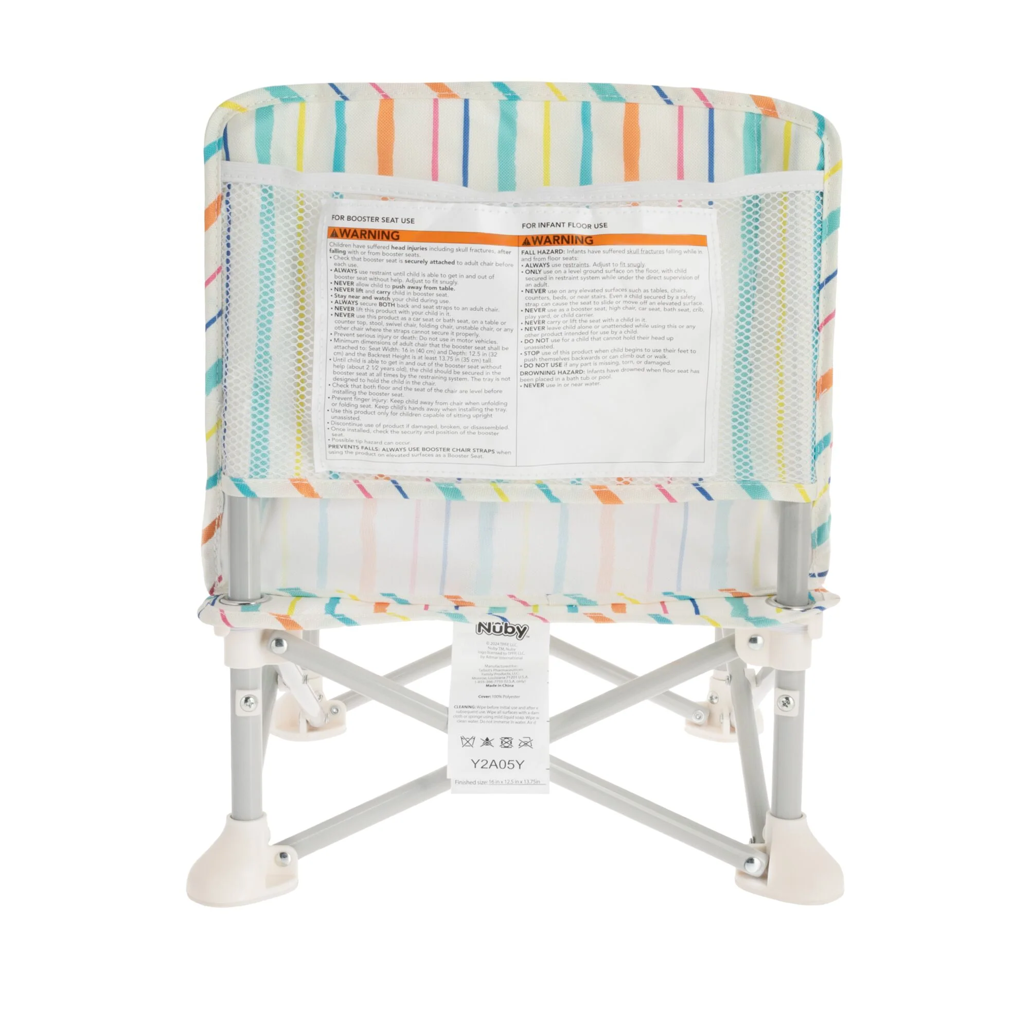 Pop Up Booster Seat | Stripes - Image 5