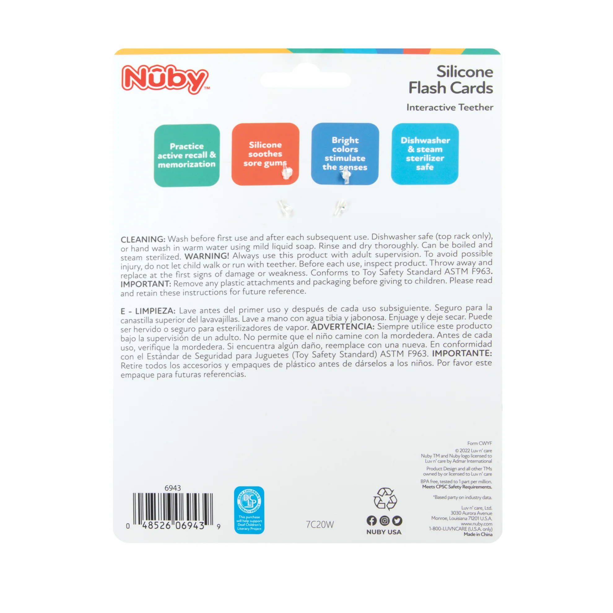 Silicone Flash Cards & Interactive Teether - Image 6