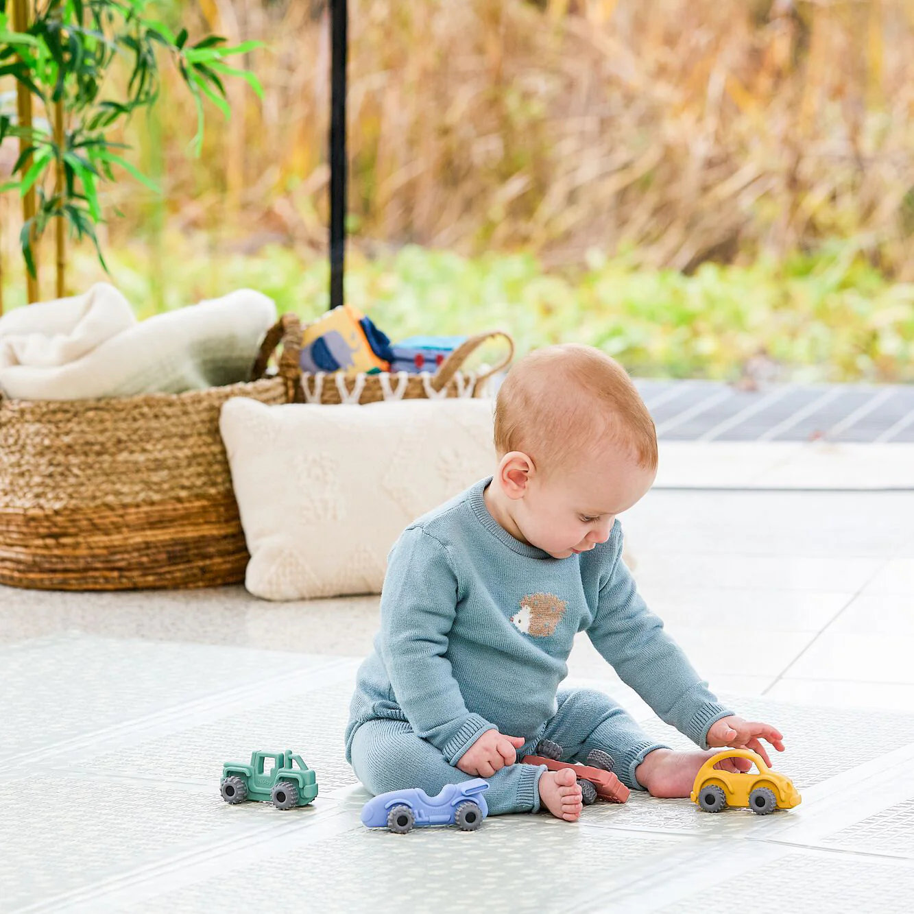 Silicone Vehicle Teether Toy | Fire Engine - Image 3