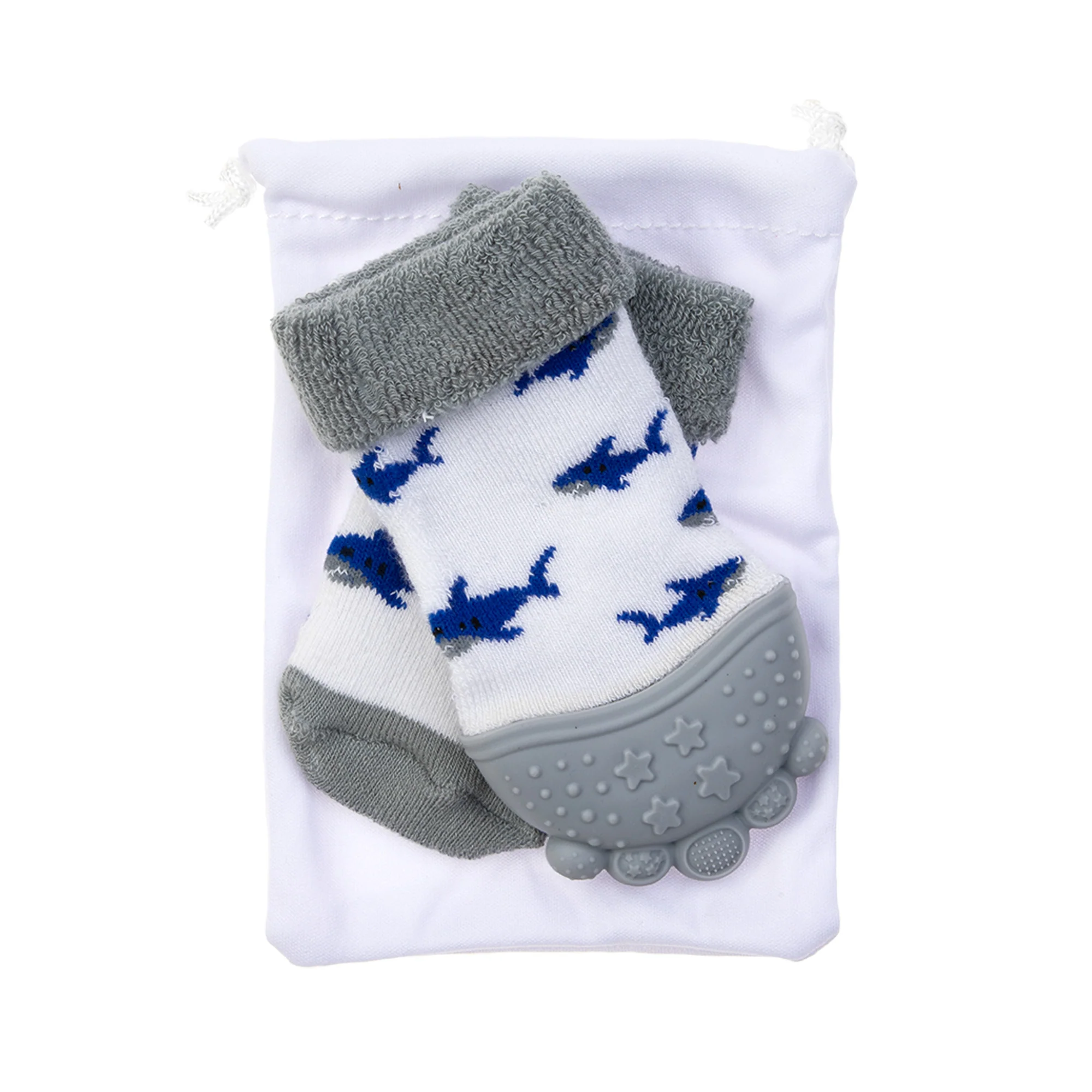 Soft Teether Sock Set with Travel Bag - Image 4